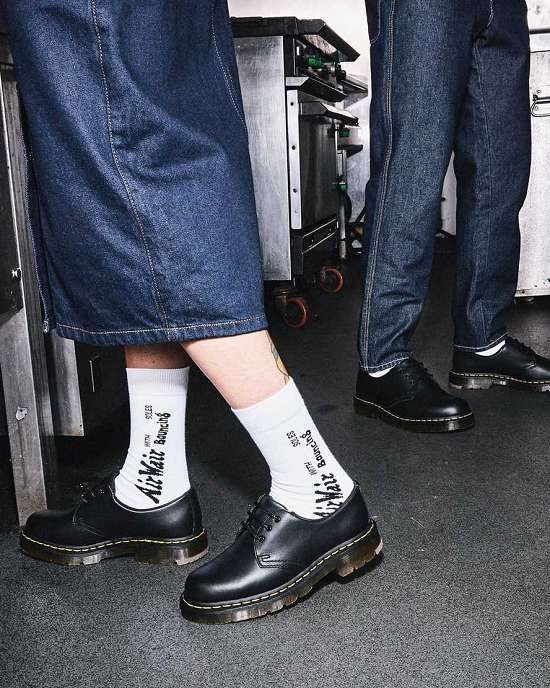 Zapatos Con Cordones Dr. Martens 1461 Slip Resistant Hombre Negros MX-87951